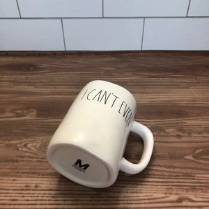 Rae Dunn I CAN’T EVEN M Stamp Mug